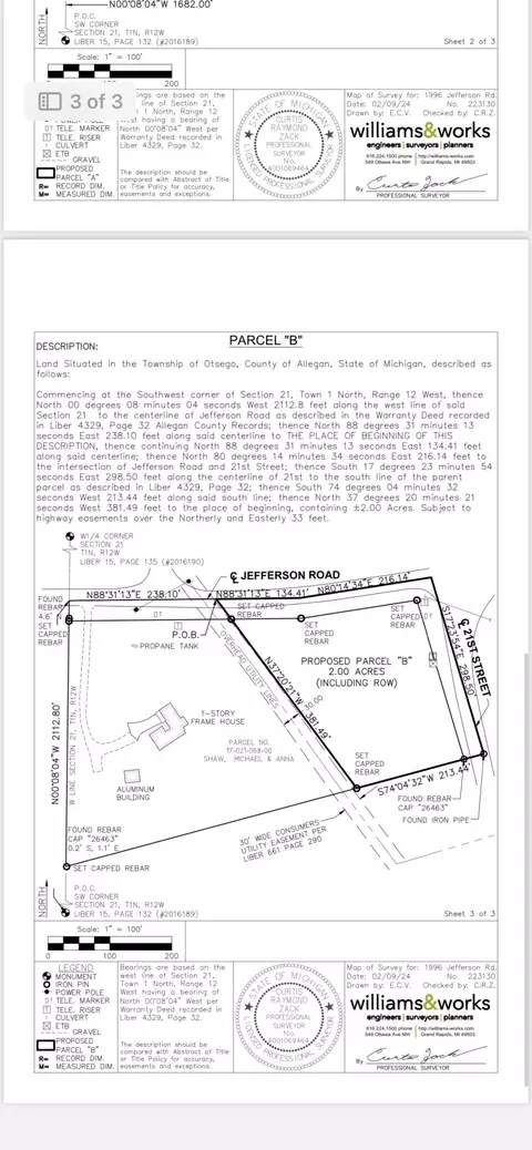 Jefferson Road, Otsego, MI 49078