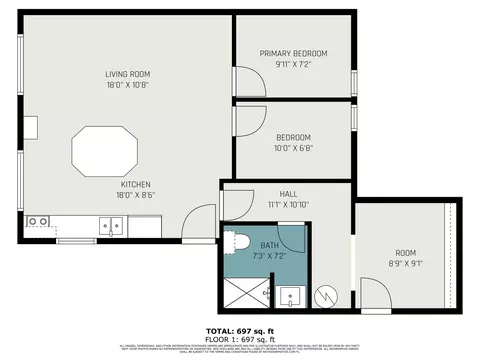 Floorplan - 913 E Pierce Dr #PARCEL B & C, White Cloud, MI 49349 photo 1 of 1