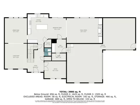 Floorplan - 1419 Conservancy Ct NE, Ada, MI 49301 photo 1 of 3