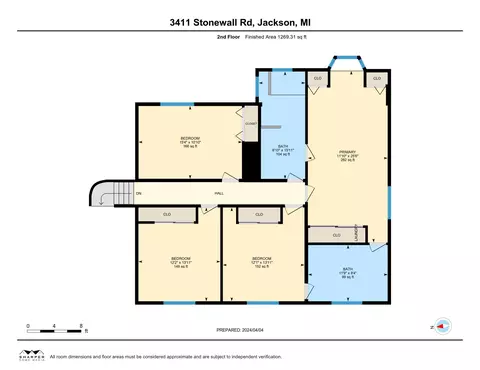 Floorplan - 3411 Stonewall Rd, Jackson, MI 49203 photo 2 of 2