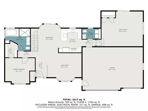 Floorplan - 13044 Ryan Ridge Dr SE, Lowell, MI 49331 photo 1 of 2