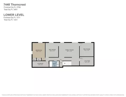Floorplan - 7448 Thorncrest Dr SE, Ada, MI 49301 photo 2 of 2