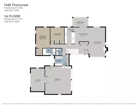 Floorplan - 7448 Thorncrest Dr SE, Ada, MI 49301 photo 1 of 2