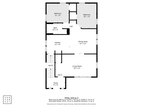 Floorplan - 916-918 S Sutton Rd, Jackson, MI 49203 photo 1 of 5