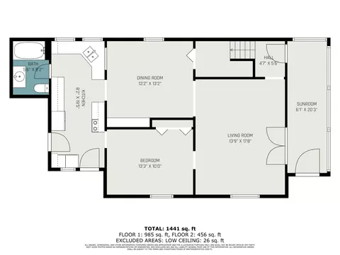 Floorplan - 445 W Fenwick Rd, Fenwick, MI 48834 photo 2 of 2