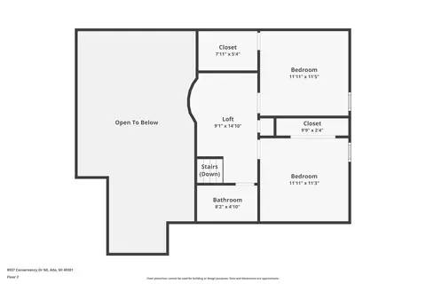 Floorplan - 8937 Conservancy Dr NE, Ada, MI 49301 photo 2 of 3