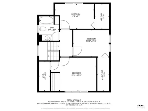 Floorplan - 407 Hague Ave, Jackson, MI 49203 photo 2 of 4