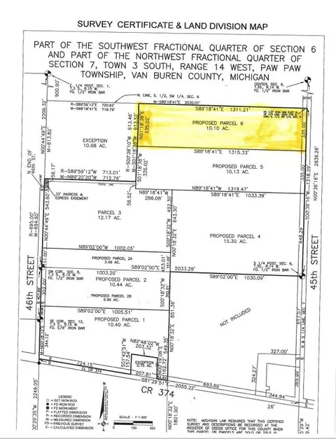 Parcel 6 45th, Paw Paw, MI 49079