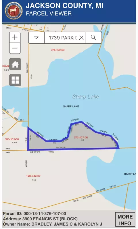Vl Sharps Lake Drive, Jackson, MI 49203