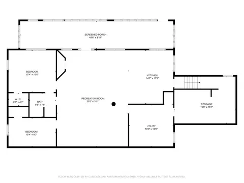 Floorplan - 4450 50th Ave, Sears, MI 49679 photo 1 of 4