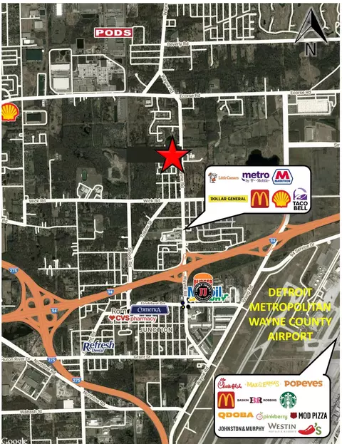 Wayne, Romulus, MI 48174