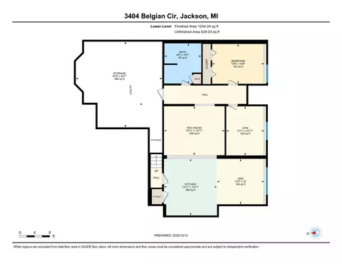 Floorplan - 3404 Belgian Cir, Jackson, MI 49203 photo 2 of 2