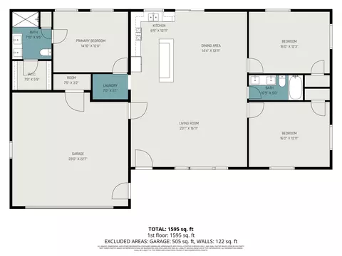Floorplan - 2824 E B Ave, Plainwell, MI 49080 photo 1 of 2