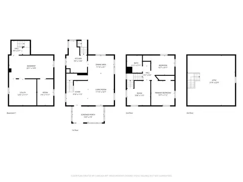 Floorplan - 121 N Thompson St, Jackson, MI 49202 photo 1 of 1