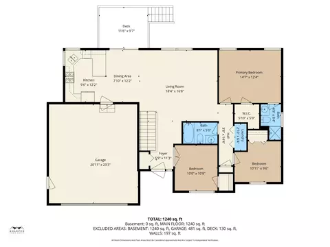Floorplan - 3861 Dorset Dr, Jackson, MI 49203 photo 1 of 3