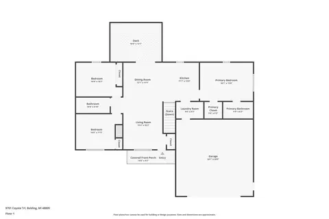 Floorplan - 9701 Coyote Trl, Belding, MI 48809 photo 4 of 6