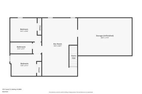 Floorplan - 9701 Coyote Trl, Belding, MI 48809 photo 5 of 6