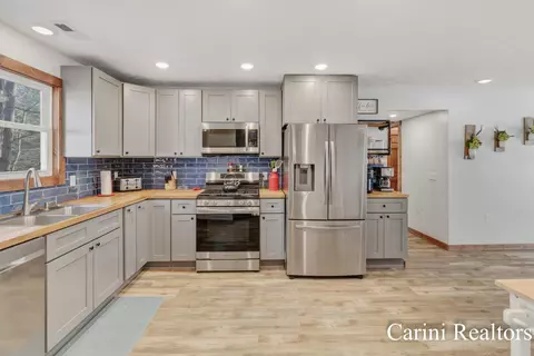 Kitchen - 6384 N Mac Rd, Irons, MI 49644 photo 2 of 5
