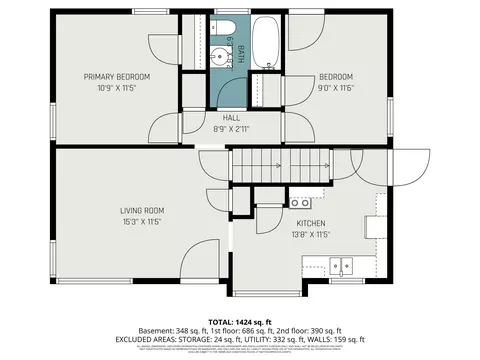 Floorplan - 537 Commonwealth Ave, Jackson, MI 49202 photo 1 of 3