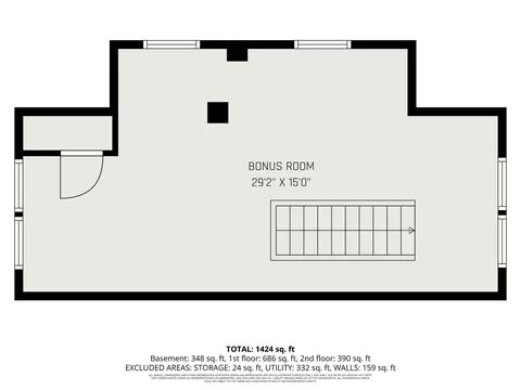 Floorplan - 537 Commonwealth Ave, Jackson, MI 49202 photo 2 of 3