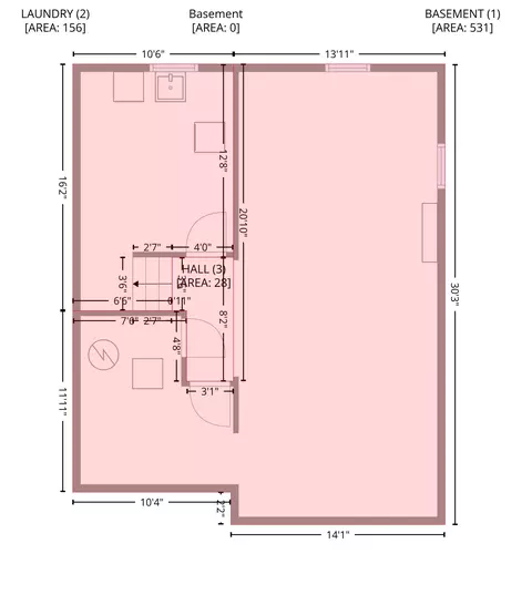 Floorplan - 1190 Ferndale Rd, Jackson, MI 49201 photo 7 of 7