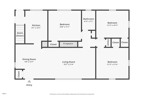 Floorplan - 2325 Maple Dr, Jackson, MI 49203 photo 1 of 3