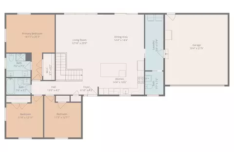 Floorplan - 1865 Lindsey, Jackson, MI 49201 photo 3 of 4