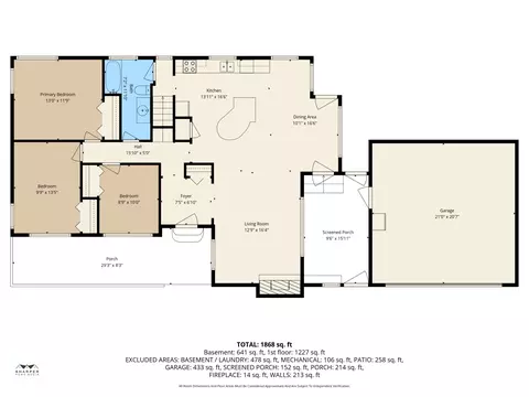 Floorplan - 1229 Levant St, Jackson, MI 49203 photo 1 of 4