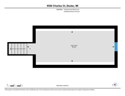 Floorplan - 9550 Charles Ct, Dexter, MI 48130 photo 2 of 3