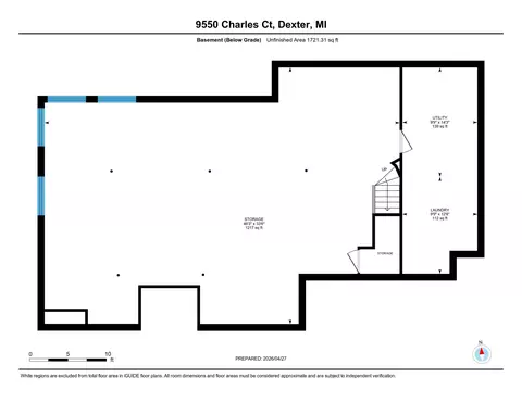 Floorplan - 9550 Charles Ct, Dexter, MI 48130 photo 3 of 3