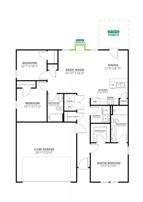 Floorplan - 2775 Gady Pines Dr, Adrian, MI 49221 photo 1 of 1