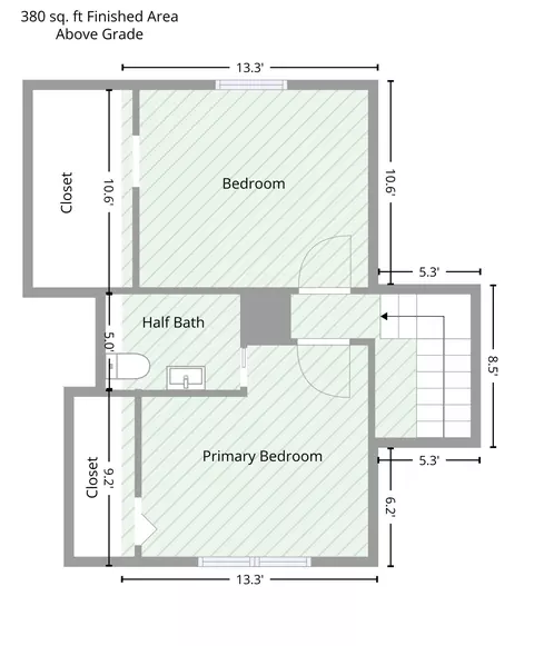 Floorplan - 407 Hinckley Blvd, Jackson, MI 49203 photo 6 of 7