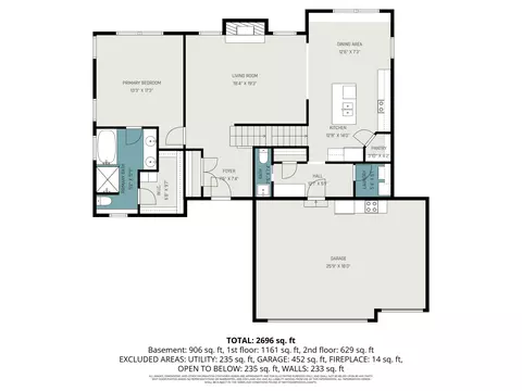Floorplan - 1507 Wellman Rd, Dewitt, MI 48820 photo 1 of 3