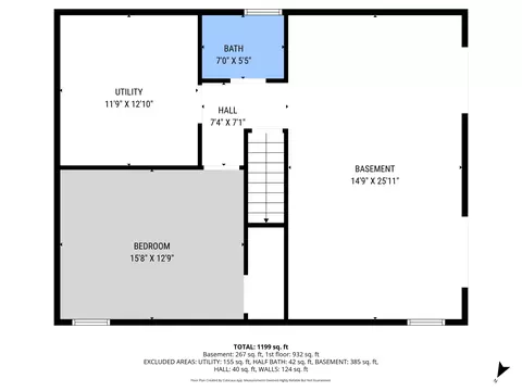 Floorplan - 11049 S Jacquelyn Ln, Baldwin, MI 49304 photo 2 of 3