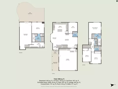 Floorplan - 1212 Bailey St, Benzonia, MI 49616 photo 8 of 8