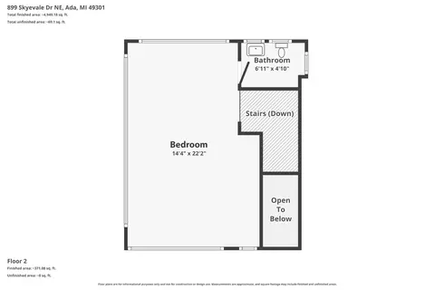 Floorplan - 899 Skyevale NE, Ada, MI 49301 photo 3 of 3