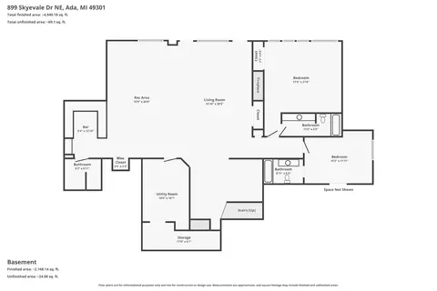 Floorplan - 899 Skyevale NE, Ada, MI 49301 photo 1 of 3