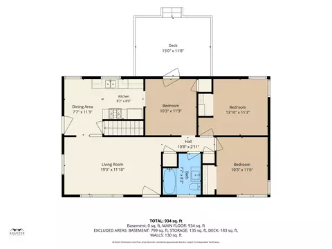 Floorplan - 1321 Michael Dr, Jackson, MI 49202 photo 1 of 5