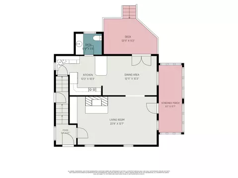 Floorplan - 605 Colfax St, Jackson, MI 49203 photo 2 of 3