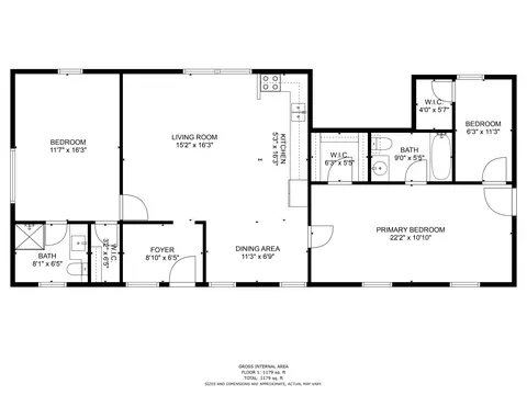 Floorplan - 1125 Chaput Dr, Sears, MI 49679 photo 1 of 10