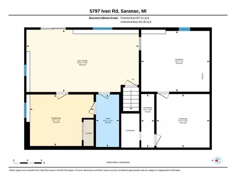 Floorplan - 5797 Ivan Rd, Saranac, MI 48881 photo 2 of 2