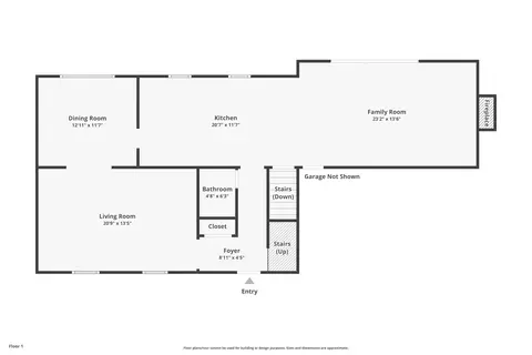 Floorplan - 5912 Salabelle St, Jackson, MI 49201 photo 1 of 3