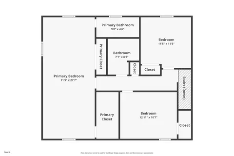 Floorplan - 5912 Salabelle St, Jackson, MI 49201 photo 2 of 3