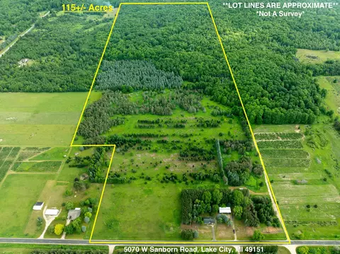 5070 W Sanborn Rd, Lake City, MI 49651