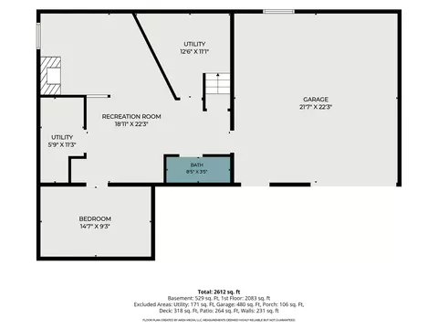 Floorplan - 11971 Bradley Dr, Jerome, MI 49249 photo 5 of 6
