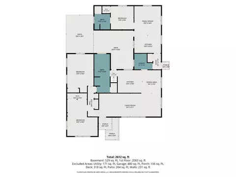 Floorplan - 11971 Bradley Dr, Jerome, MI 49249 photo 4 of 6