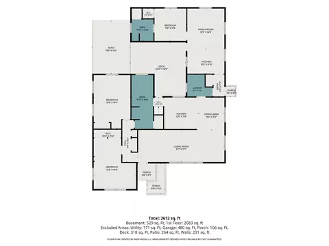 Floorplan - 11971 Bradley Dr, Jerome, MI 49249 photo 1 of 6