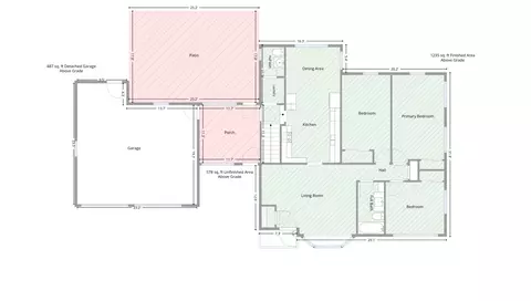 Floorplan - 1511 Strathmoor Ln, Jackson, MI 49203 photo 4 of 5