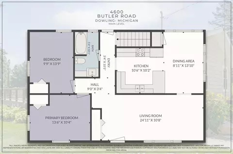 Floorplan - 4600 E Butler Rd, Dowling, MI 49050 photo 2 of 3
