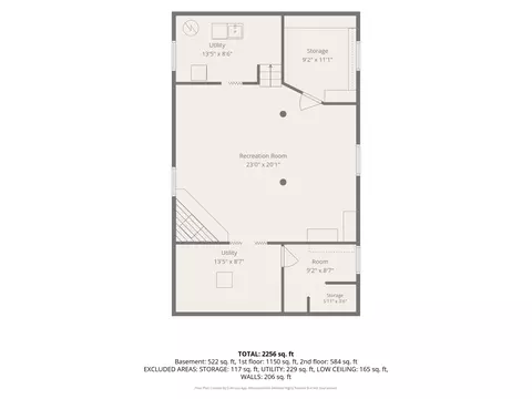 Floorplan - 1320 Warren Ave, Jackson, MI 49203 photo 4 of 4
